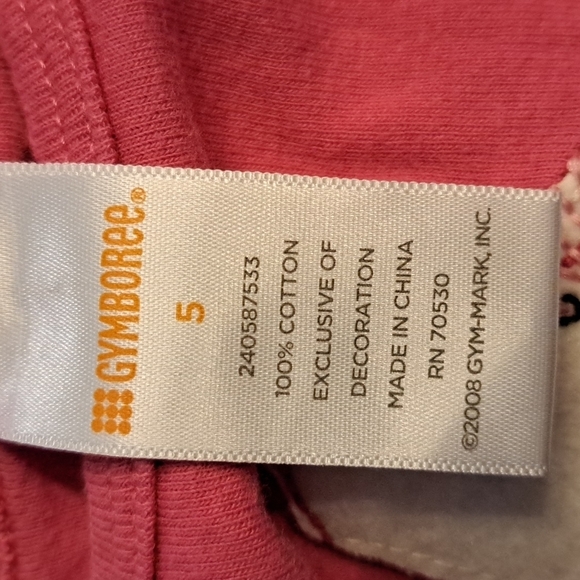 Gymboree girls size 5 pink roller skate shirt - Picture 3 of 5